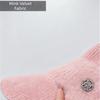 Windproof Winter Hat Thickened Baseball Cap Fashion Knitted Hat  for Women