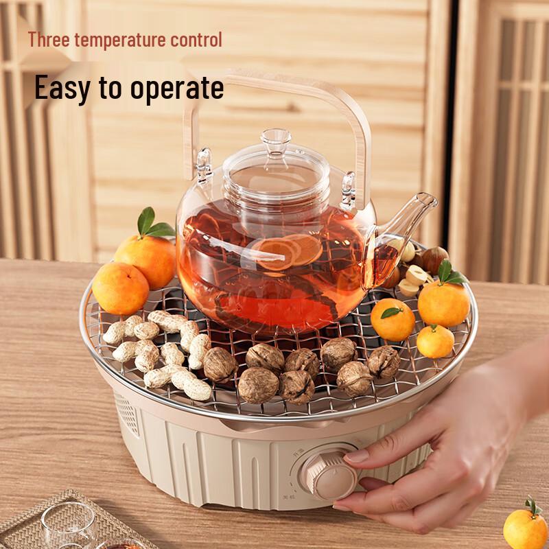 Konka Electric Ceramic Tea Stove with Charcoal Fire Simulation CN plug (adapter included)