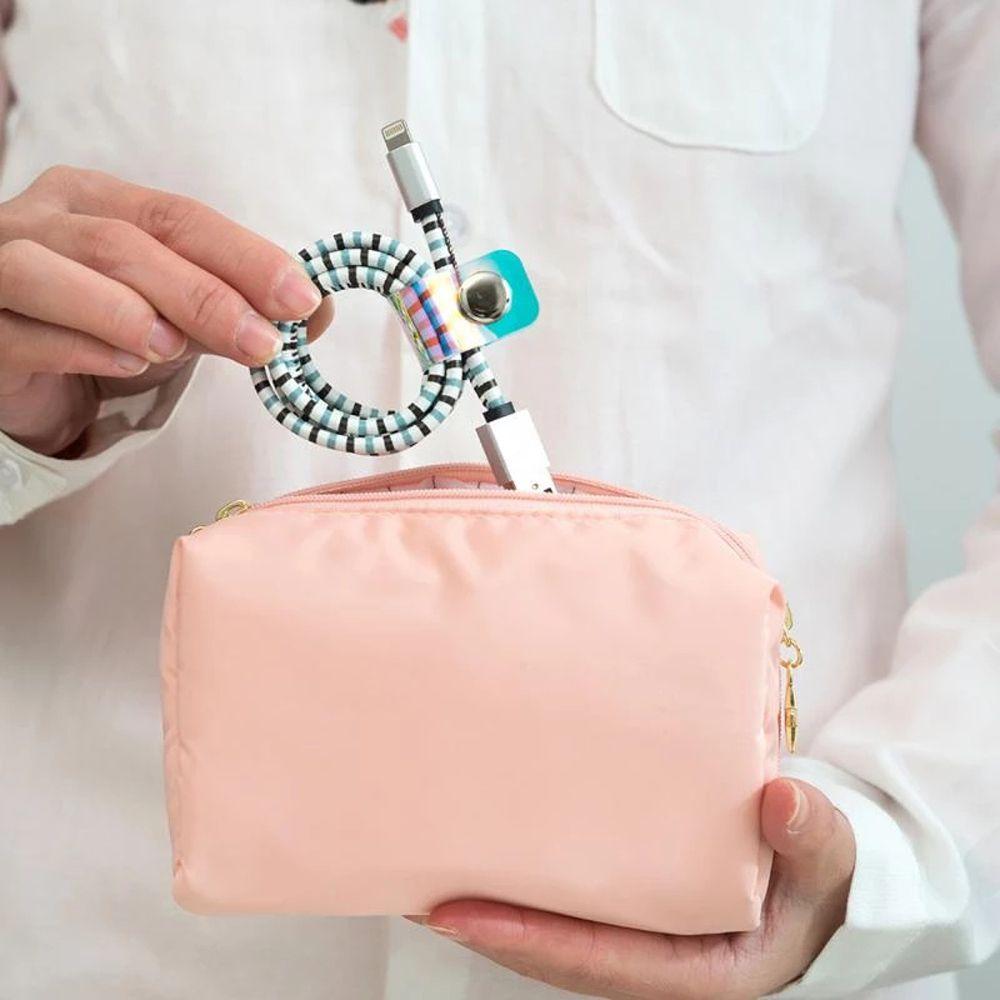 USB Phone Holder Data Line Cable Winder Storage Buckle Earphone Protector Organizer Buckle