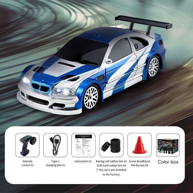 2025 Best-seller 1:64 1:43 Drift Remote Control Car, Four-wheel Remote Control Car, Full-scale Desktop Racing Toy, Children Gift