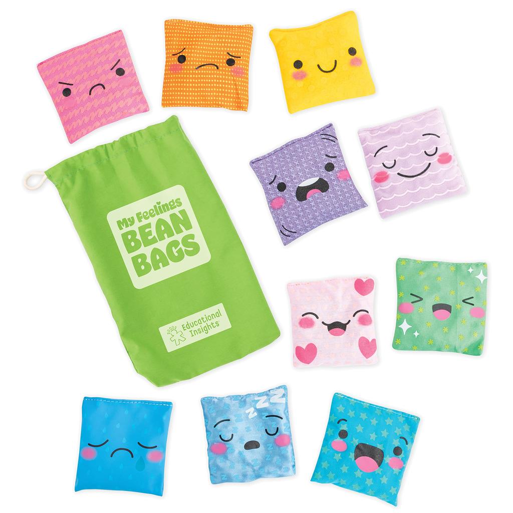 Learning Resources Learning Emotions Bean Bag Cloth Toys 10 Pieces Japanese Guide Included EI3043 Genuine Product