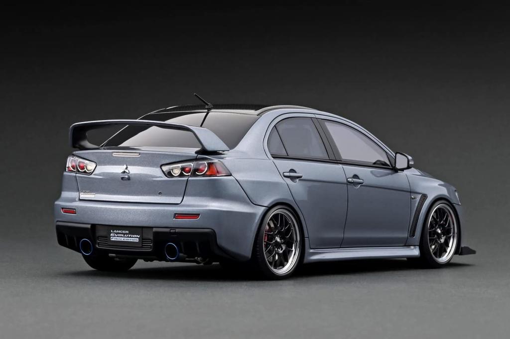Ignition Model Mitsubishi Lancer Evolution X Gray Metallic Finished Product 1/18 (CZ4A)