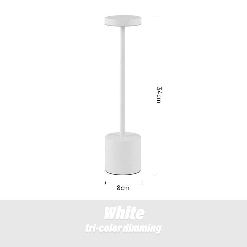 

Светодиодная настольная лампа-бар для зарядки, винтажный атмосферный свет для обеденного стола, кафе на открытом воздухе, ретро настольная лампа для ресторана, уличной палатки белый