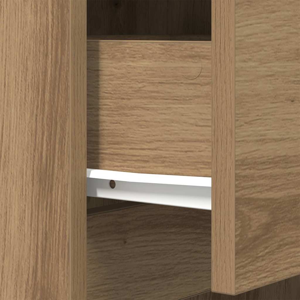 Nightstand Artisan Oak 39x35x65 cm Particleboard