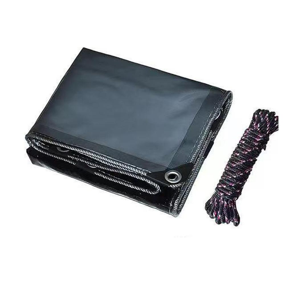 

Forklift waterproof cover black clear with tie ropes 135 by 114 cm rain protection for various forklift models чёрный