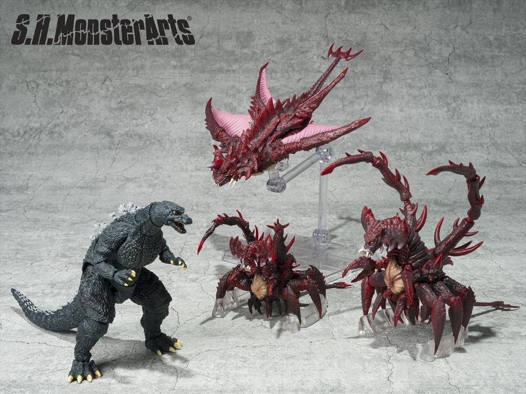 2026 S.H.MonsterArts Godzilla Junior Jr Destoroyah Evolution Figure Set Kaiju