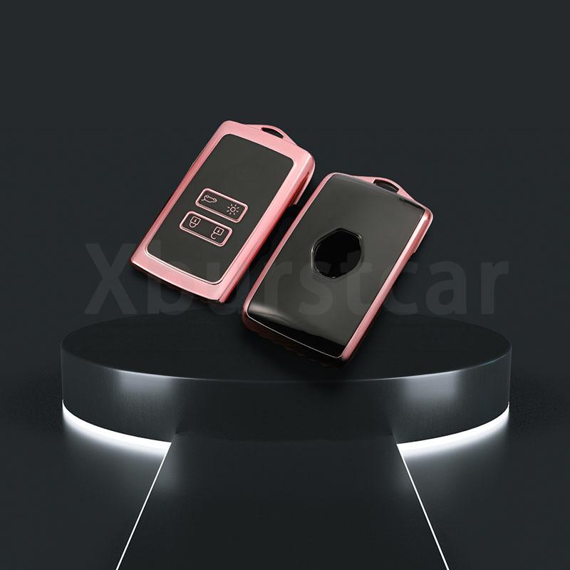 Tpu Shell Fob For Renault Megane Captur Espace Kangoo Sandero Talisman Koleos Kadjar Clio Car Smart Key Case Cover Accessories