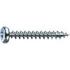 Spax – Universal Screw, Countersunk Head, T-star Plus, 4cut, Full Thread, White Galvanized A2j - 0201010350123, - 2