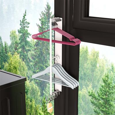 Magnetic Hanger Rack Laundry Hook Rack Hanger Organizer Sturdy Carbon Steel