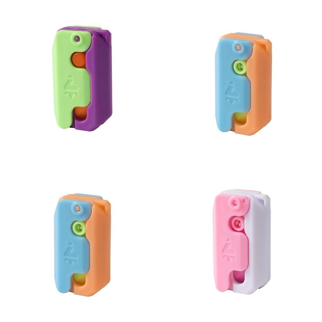 New Cartoon 3d Gravity Carrot Eraser Toy For Students Creative Stationery To Release Stress Purple Shell)