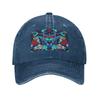 Urban Pattern Hip Hop Graffiti Street Art Baseball Caps Washed Denim Hats Casquette Sports Baseball Cowboy Hat for Unisex Women