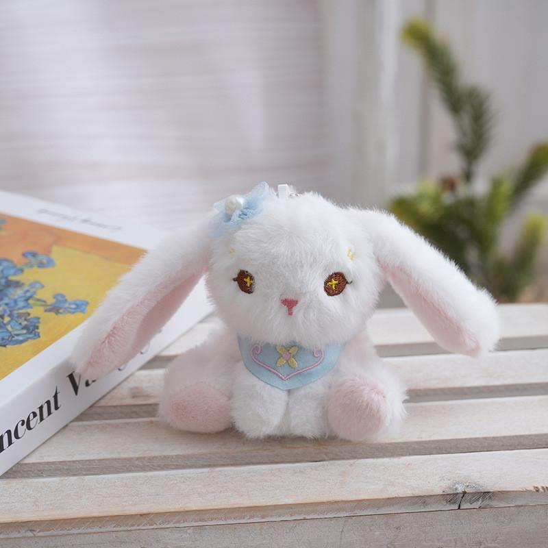 Style National Plush Bunny Keychain Pendant Toy For Bag Decor And Accessory Gift
