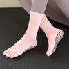 Cotton Yoga Socks Anti-slip Sport  Stockings Professional Training Socks  Fitness Workouts
