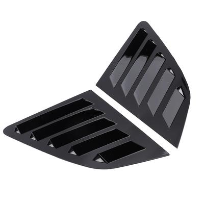 2Pcs Rear Side Window Louver Cover Left Right Rear Window Vent Scoop Shutter Cover Blind Replacement for 8V Hatchback 2014-2020