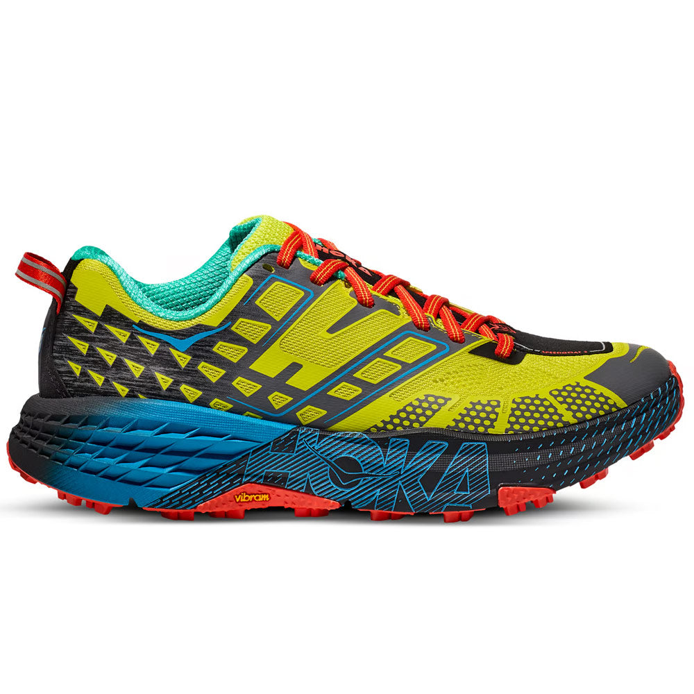 HOKA Speedgoat 2 Low Citrus Blue Unisex Sneakers Yellow Hoka-Citrus Hoka-Blue 1162710-HSH