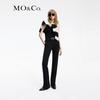MO&Co. 2024 Spring High-Waist Slim Fit Slit Casual Pants