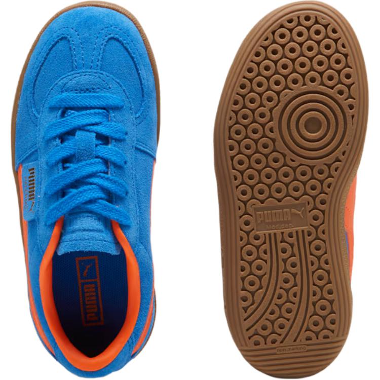Puma Palermo Little Kid Hyperlink Blue Flame Flicker Kids Sneakers Gum 397273-17