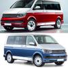 2PCS Car Door Side Stickers For Volkswagen VW Transporter T4 T5 T6 Caravelle Multivan Camper Van Vinyl Decals Accessories