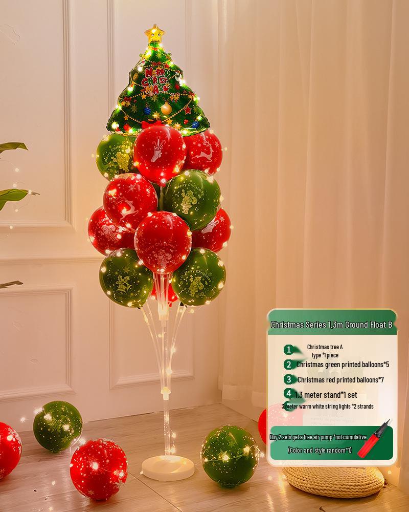 Christmas Luminous Balloon Decorations for Trees, Tables, and Window Displays