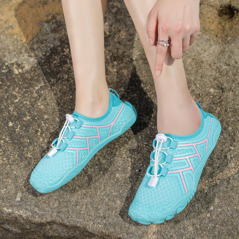 Breathable Aqua Shoes Unisex Quick Drying Beach Water Sports Shoes Non-slip Barefoot Wading Sneakers for Surfing Sailing Diving