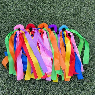 Bunte elastische Tanzbänder-Armbänder für Erwachsene und Kinder – perfekt für Morgengymnastik und Aufführungen im Kindergarten