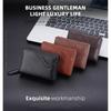 Neue Herren Kurzbörse Grenzüberschreitend Retro Business Schnalle Reißverschluss Münzbörse