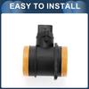INFINAUTO Mass Air Flow Sensor Assembly for Volkswagen Jetta 2005 2.0L L4, MAF Sensor No. 06A906461T, Black, 1 Piece
