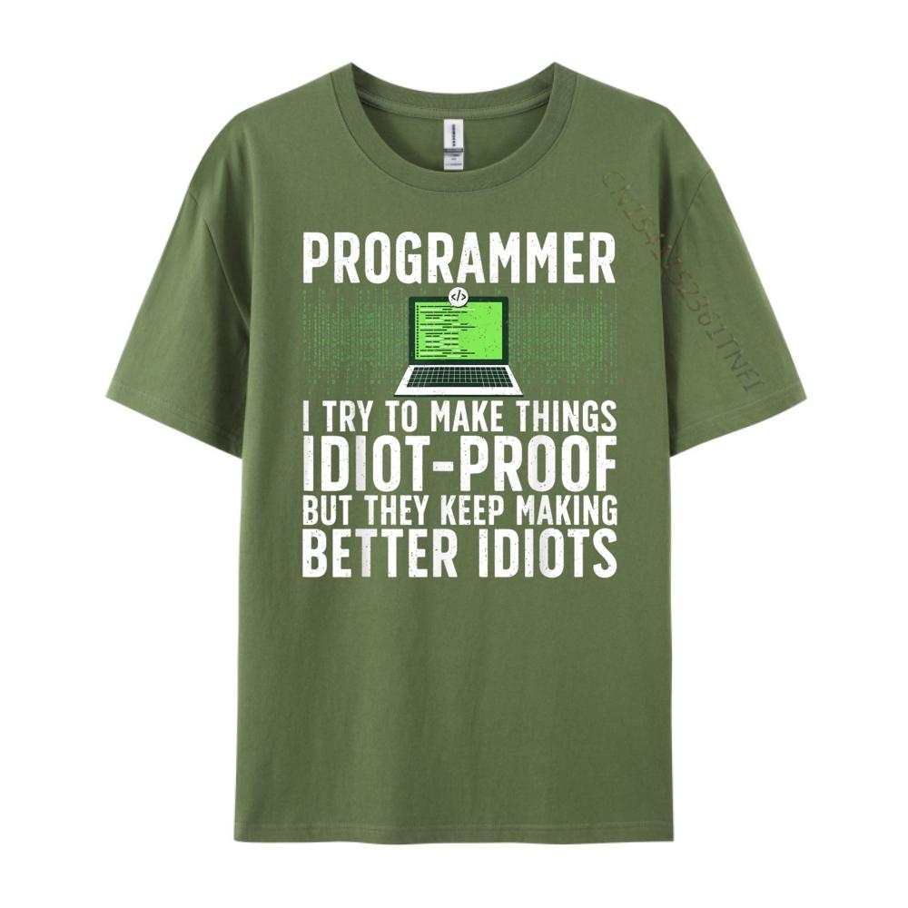 Cool Computer Programmer For Women Science Coding Lovers Plain T Shirts Wholesale Mans Clothes Graphic Tshirts