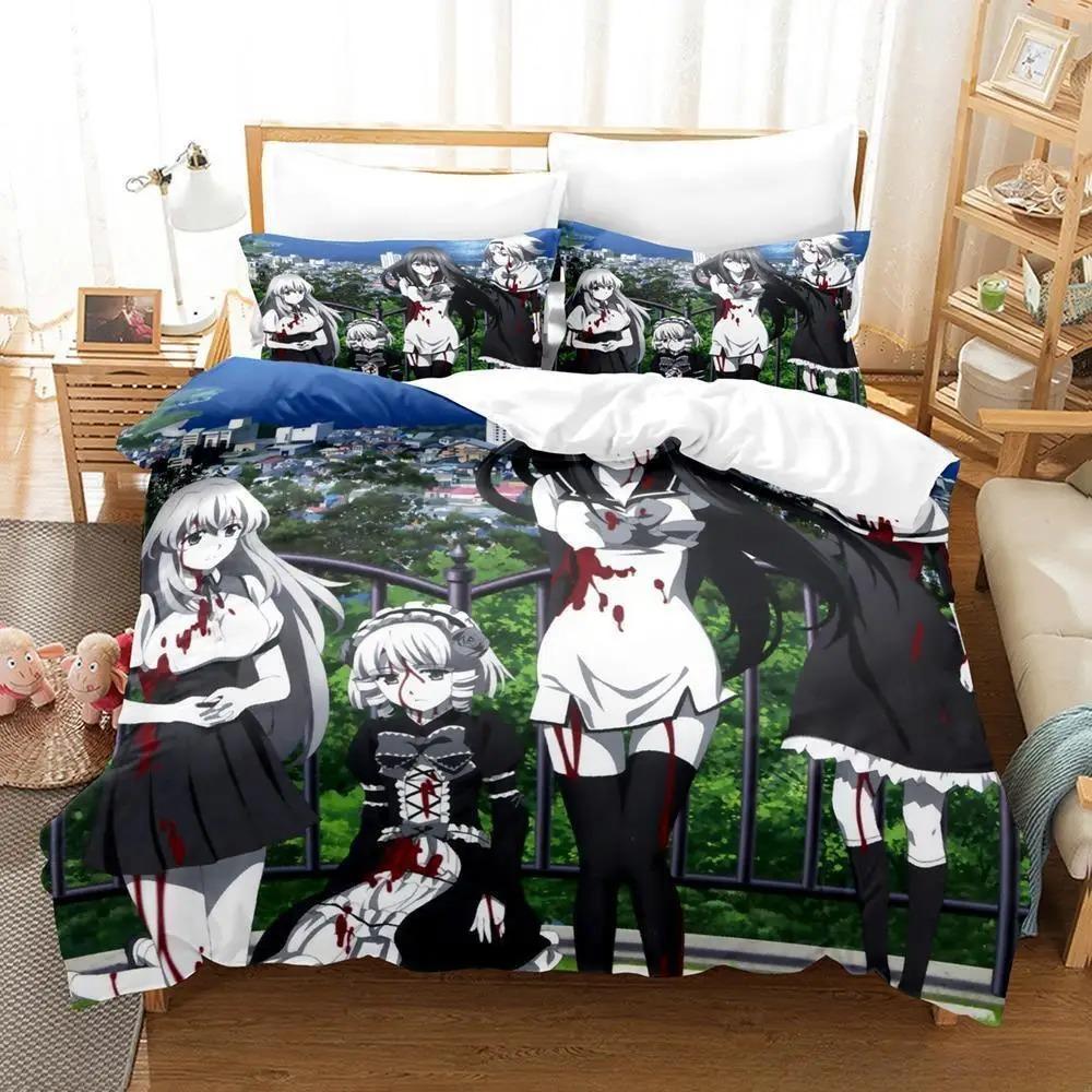 3d Print Anime Brynhildr In The Darkness Bedding Set Single Twin Full Queen King Size Bed Set Adult Kid Bedroom Duvet Cover Sets