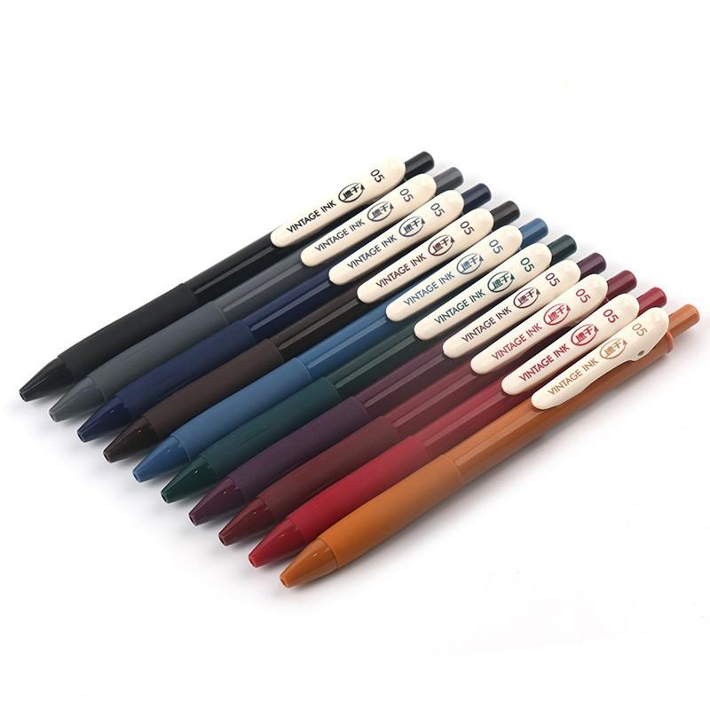 5 pezzi penne a inchiostro vintage set scrittura ad asciugatura rapida penna a sfera multi colore da 0,5 mm per diario disegno pennarello fodera arte scuola fai da te