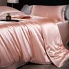100% Mulberry Silk King Bedding Sets Duvet Cover with Pillowcase Comfortable Bed Sets Linen Sheet Silky Bed Cover Sets