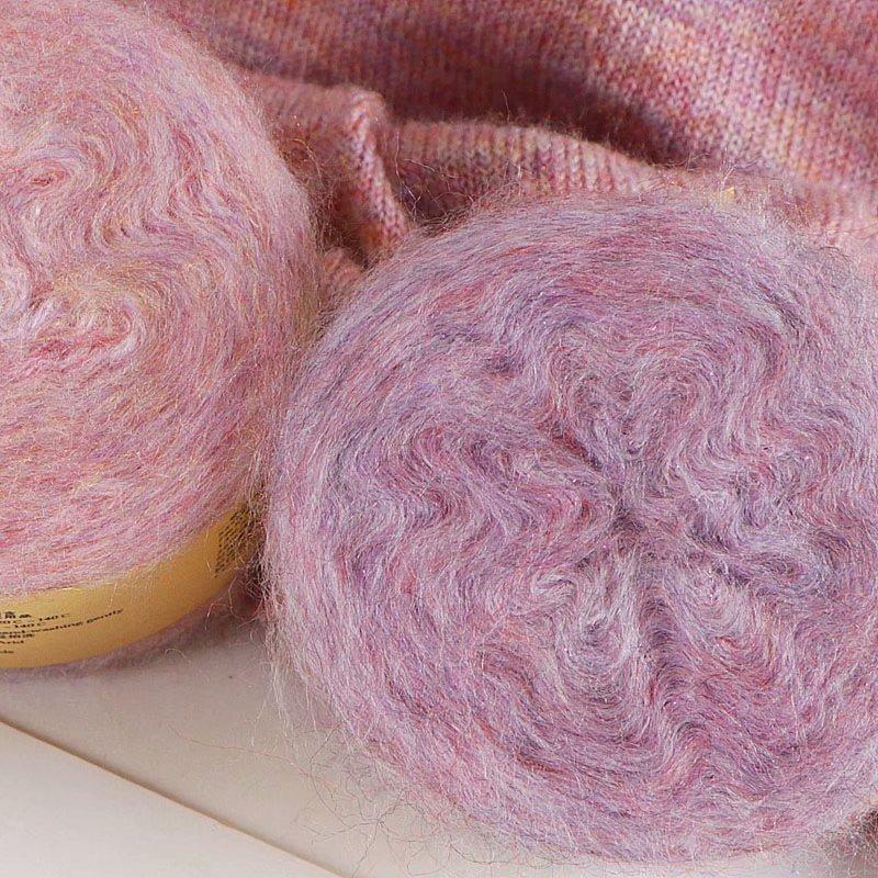 10 pieces of gold silk colorful mohair bamboo cotton wool thread diy handmade hat hand-woven shawl wiring