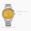 Citizen C7 NH8391-51Z Mechanical Automatic Yellow Dial Stainless Steel Men Watch