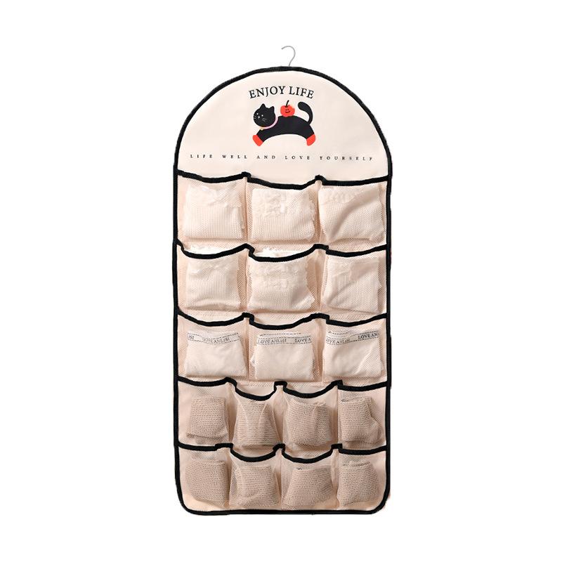 Hanging Storage Bag for Underwear, Socks and Bras In Bedroom Modern and Simple Design