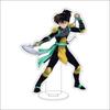Anime Inuyasha Acrylic Stand Standing Set with Kagome and Sango Cute Cosplay Accessories Desk Decorations Toy for Gift