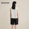 Women's Sleeveless Polka Dot Shirt