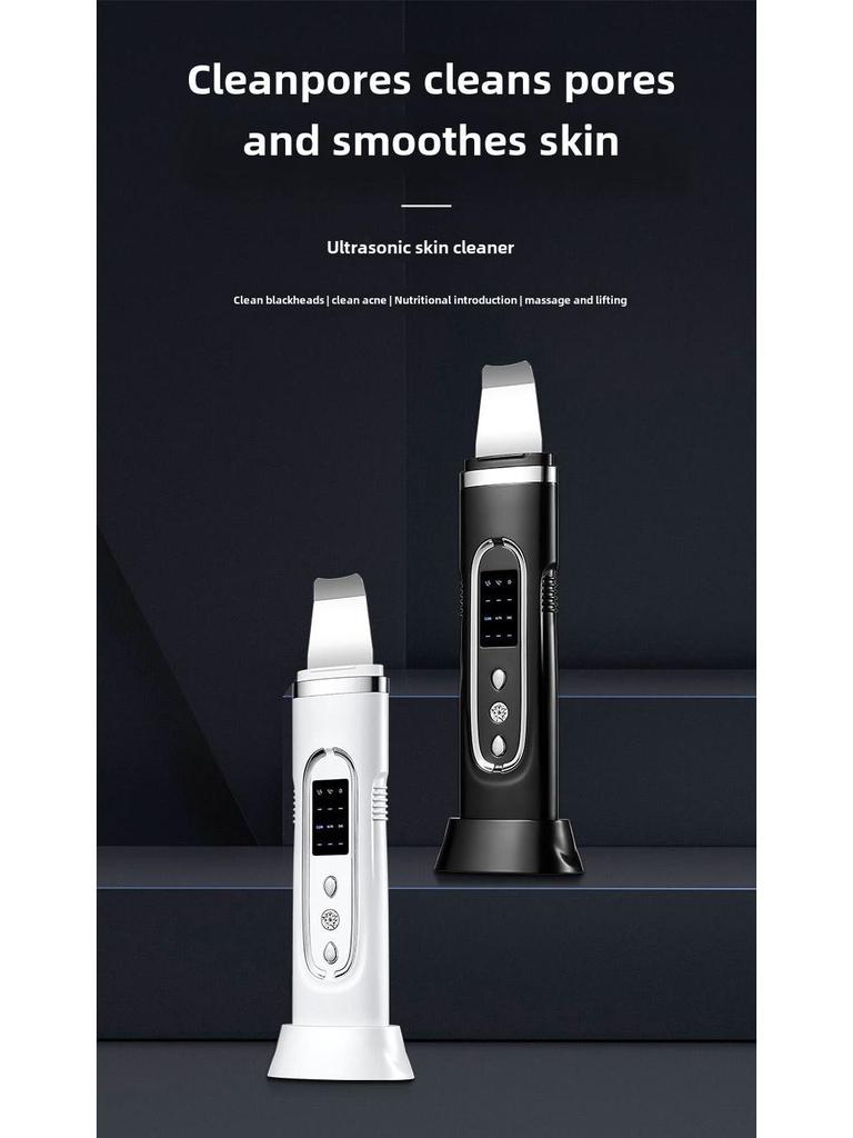 Ultrasonic Skin Scrubber & Blackhead Remover - Pore Cleanser & Acne Device.