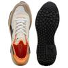 RIDER ELITE Cushioning Abrasion Resistant Support Low Top Casual Running Shoes Unisex Brown White Orange 402922-01