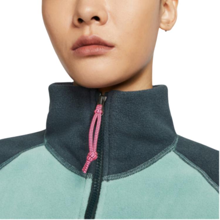 Nike ACG Sweatshirts Women's Teal Stand Collar Moderate Regular HJ0238-017