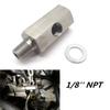 Stainless Steel 1/8'' BSPT Oil Pressure Sensor Sendor Tee Adapter To 1/8 NPT Gauge T-Piece Car Accessories VR-OGA02