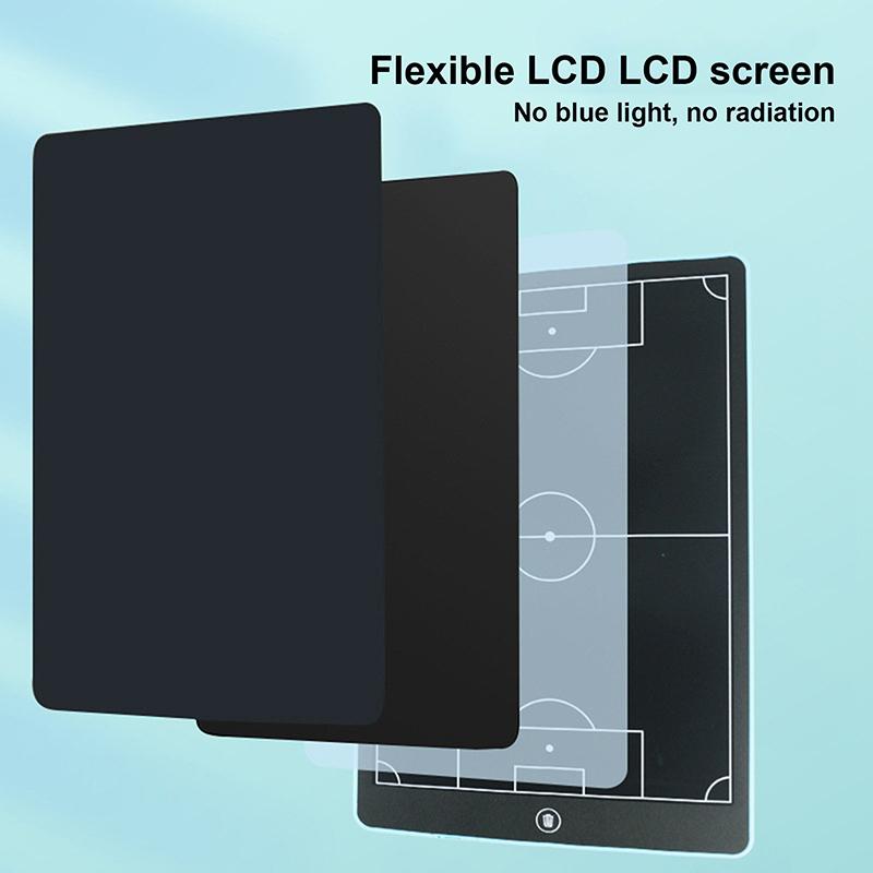 Tablette tactique d'entraînement de football et de basketball LCD 8,5/10 pouces, tableau marqueur électronique de stratégie pour entraîneur de football, entraînement sportif G