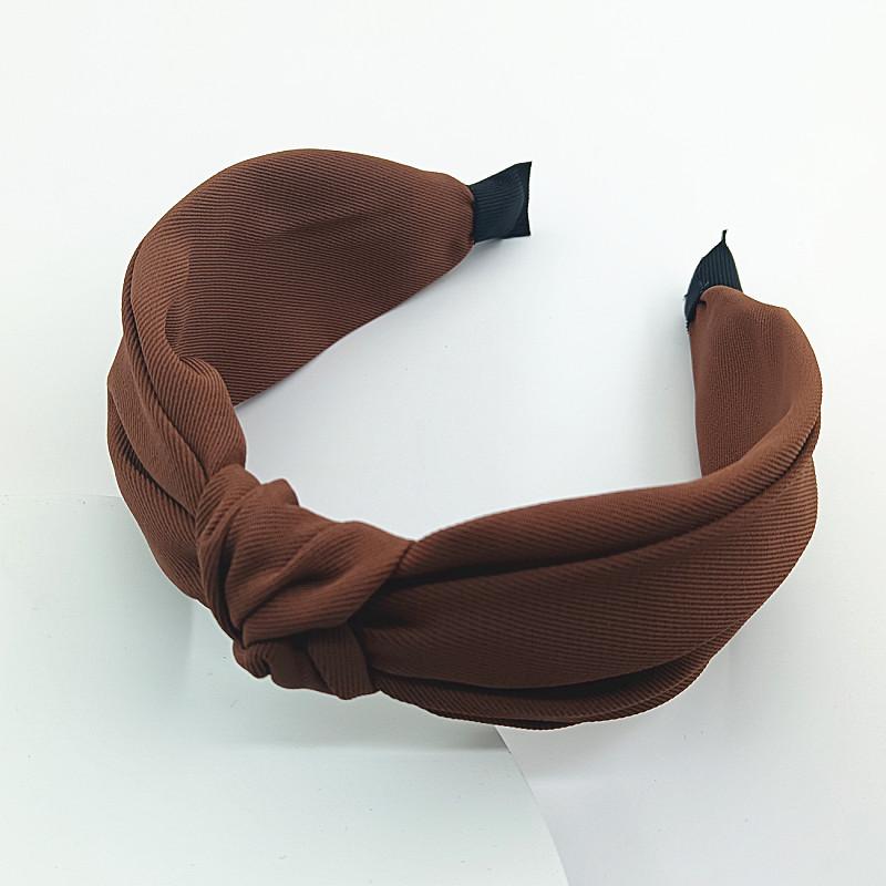 Minimalistische Damen Stirnbänder Einfarbiges Köpergewebe Geknotete Haarbänder für Damen Mädchen Lässig Einkaufen Reisen Kopfschmuck Accessoires