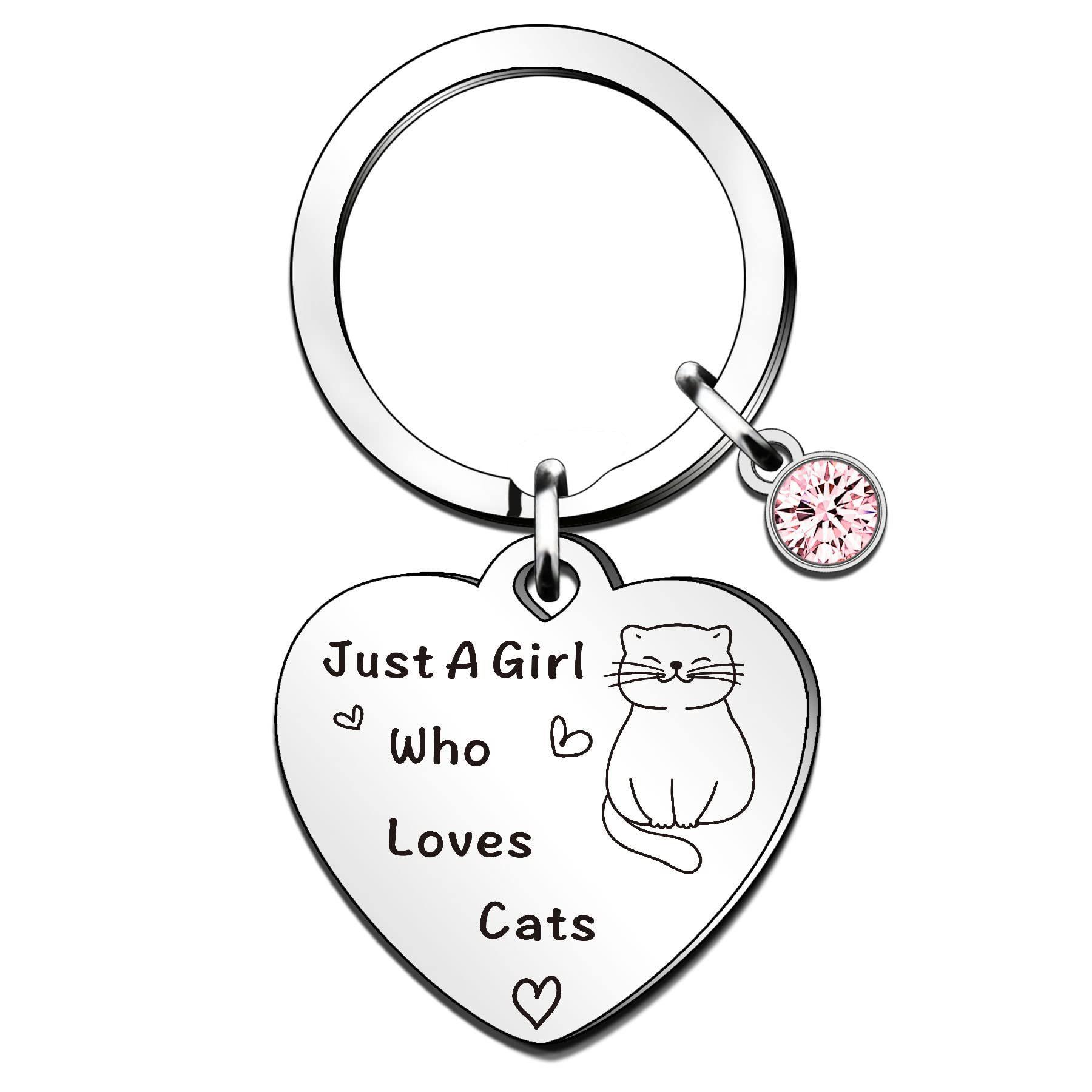 

Animal Keychain Lover Gift For Girls And Teenagers Car Key Stainless Steel Birthday Gift Stainless Steel Keychain for Backpack Bag Pendant 3*3CM