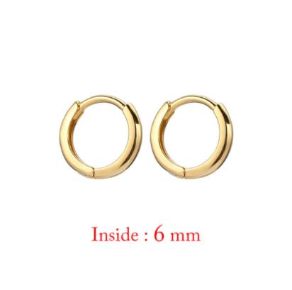 925 Sterling Silver Big Circle Stud Earrings for Women New Fashion Exaggerated Party Jewelry Gifts Prevent Allergy