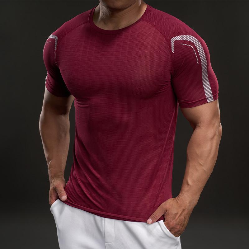 New Running Speed Drying Clothes for Men with Long Sleeves for Autumn Training Fitness Morning Jogging Sports Hiking Clothes Tops Basketball