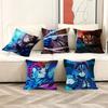 Akaza Anime Character Cushion Cover Car Throw Pillow Case For Sofa Car Christmas Gift Xcm Xcm