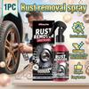 Spray Îndepărtare Rugină Pentru Piese Metalice Mașină Roți Unelte Pătă de Rugină de pe Suprafață Curățător Lustruire Polivalent 100ML