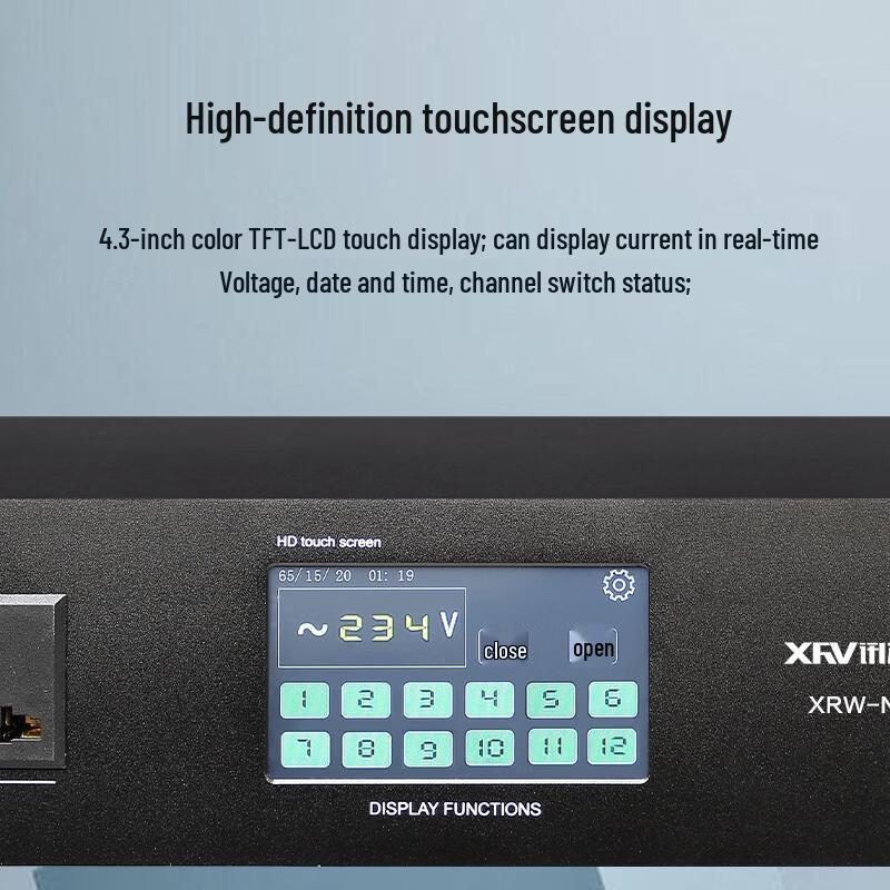 XRW-T48 Smart Power Sequencer with Touch Display (CN Version)