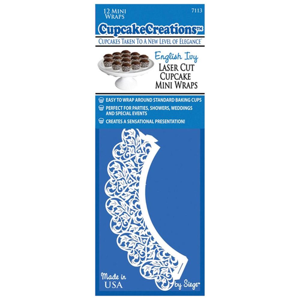 CCC English Ivy Mini Cupcake Wrap 12pk