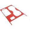 Car Center Console Gear Shift Panel Frame Trim Sticker,Fit for Lexus ES 2021 2022 2023 Model Real Soft Carbon Fiber Automotive Interior Accessories